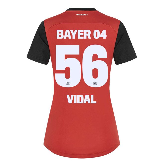 Bayer 04 Home Jersey Castore Women – 56 Juliette Vidal Collection | Premium Fan Gear