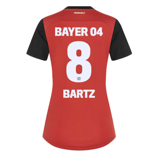Bayer 04 Home Jersey Castore Women – 8 Paulina Bartz Collection | Premium Fan Gear