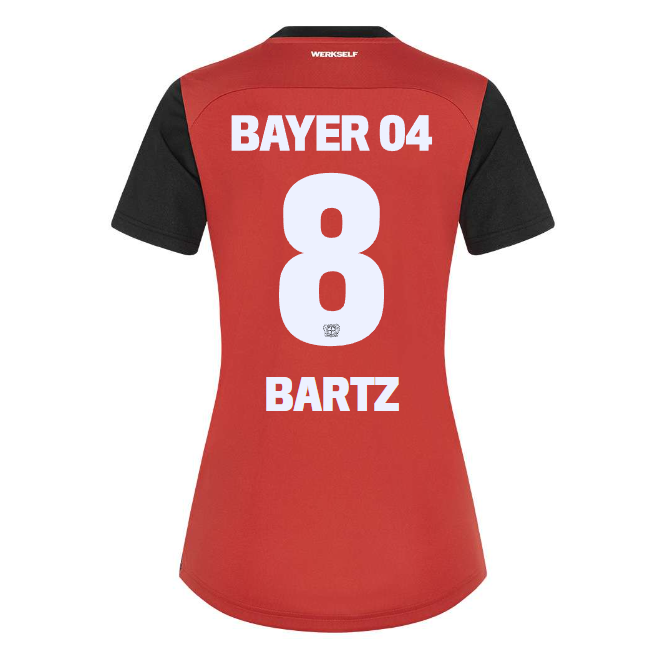 Bayer 04 Home Jersey Castore Women – 8 Paulina Bartz Collection | Premium Fan Gear