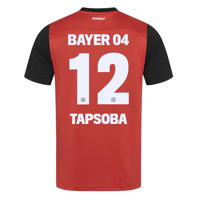 Bayer 04 Home Jersey Pro Castore – 12 Edmond Tapsoba Collection | Premium Fan Gear