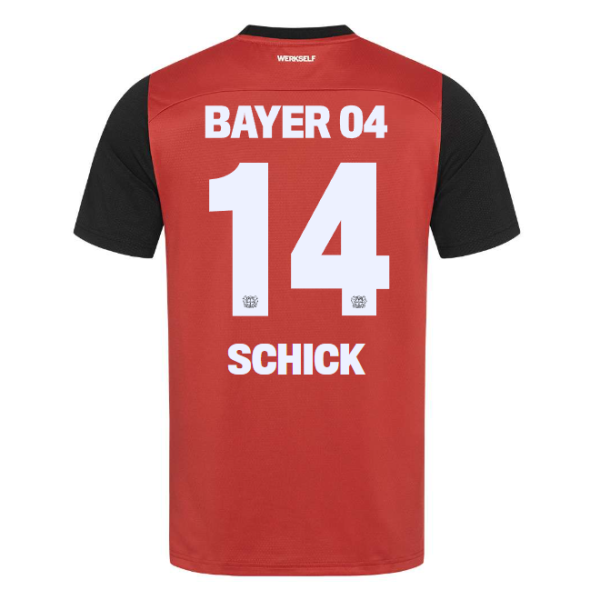Bayer 04 Home Jersey Pro Castore – 14 Patrik Schick Collection | Premium Fan Gear