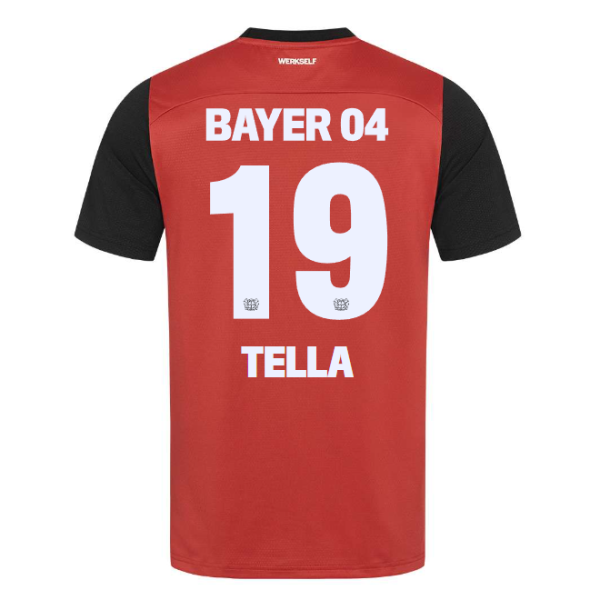 Bayer 04 Home Jersey Pro Castore – 19 Nathan Tella Collection | Premium Fan Gear