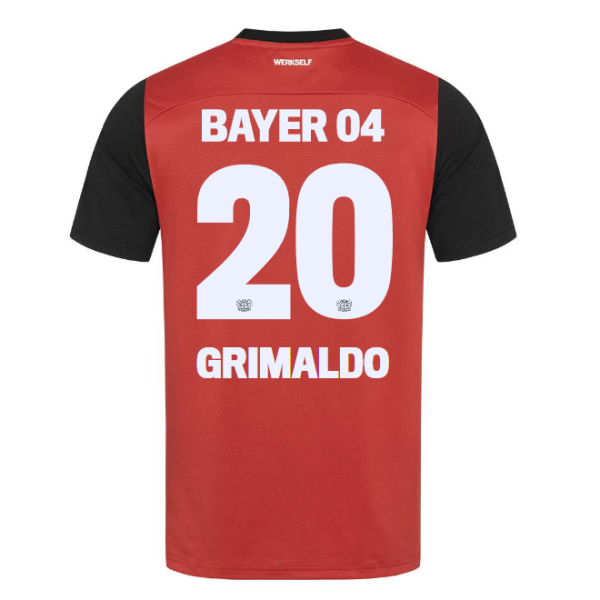 Bayer 04 Home Jersey Pro Castore – 20 Alejandro Grimaldo Collection | Premium Fan Gear
