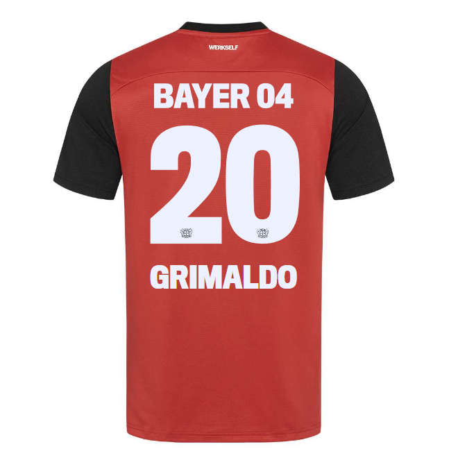 Bayer 04 Home Jersey Pro Castore – 20 Alejandro Grimaldo Collection | Premium Fan Gear