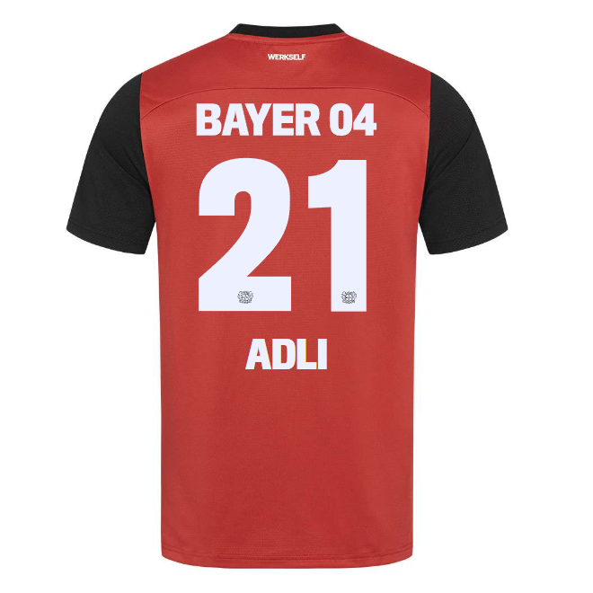 Bayer 04 Home Jersey Pro Castore – 21 Amine Adli Collection | Premium Fan Gear