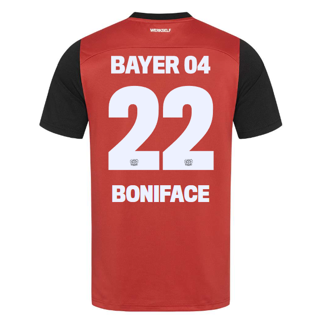 Bayer 04 Home Jersey Pro Castore – 22 Victor Boniface Collection | Premium Fan Gear