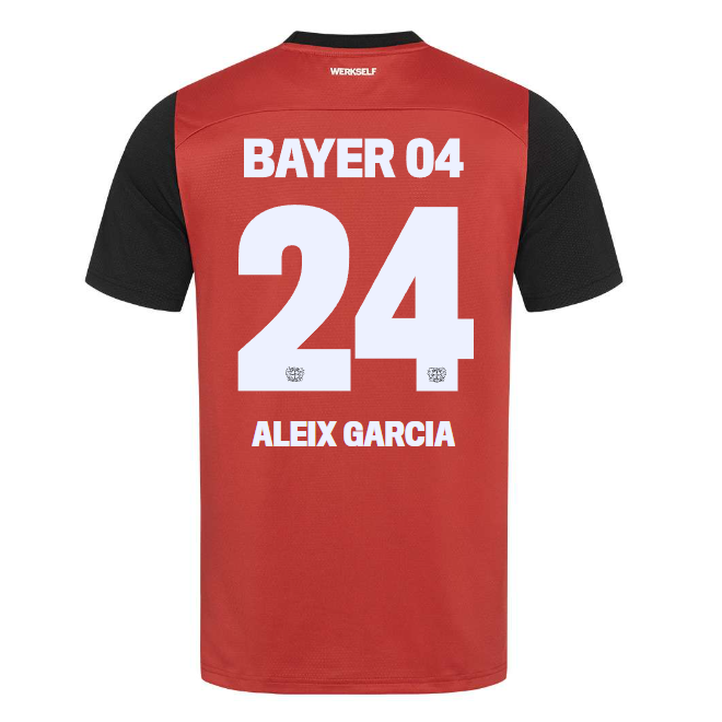 Bayer 04 Home Jersey Pro Castore – 24 Aleix Garcia Collection | Premium Fan Gear
