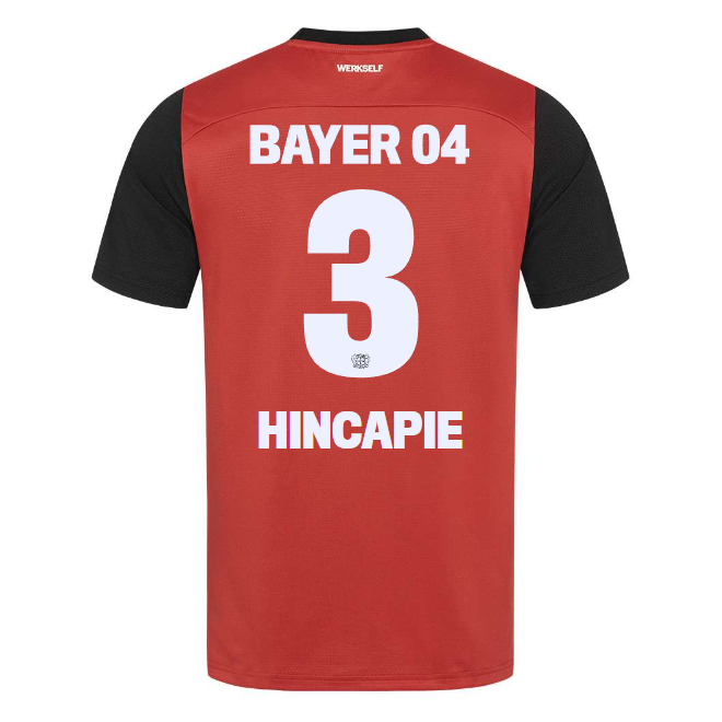 Bayer 04 Home Jersey Pro Castore – 3 Piero Hincapie Collection | Premium Fan Gear