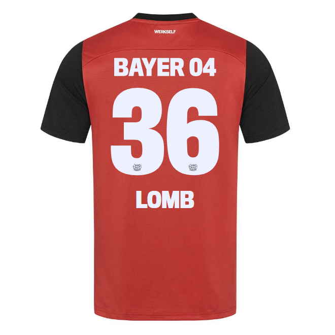 Bayer 04 Home Jersey Pro Castore – 36 Niklas Lomb Collection | Premium Fan Gear