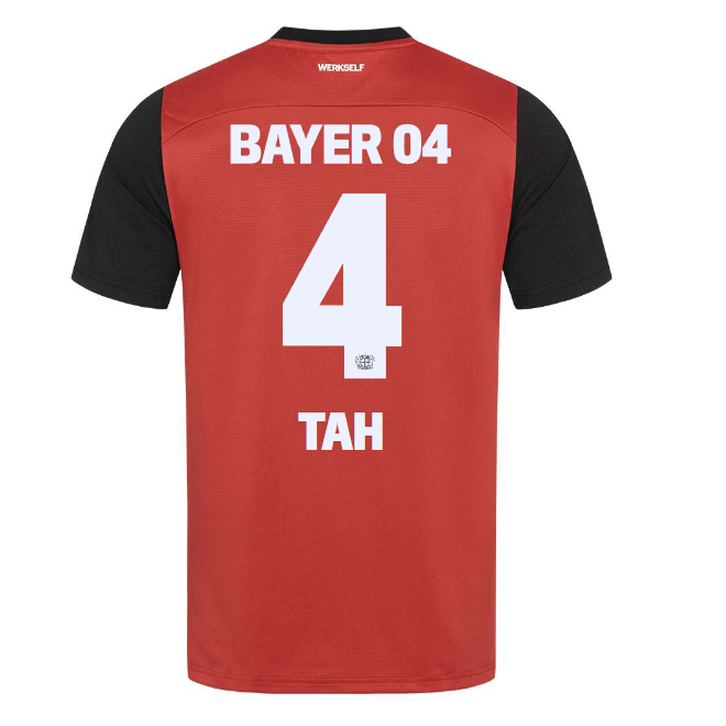 Bayer 04 Home Jersey Pro Castore – 4 Jonathan Tah Collection | Premium Fan Gear
