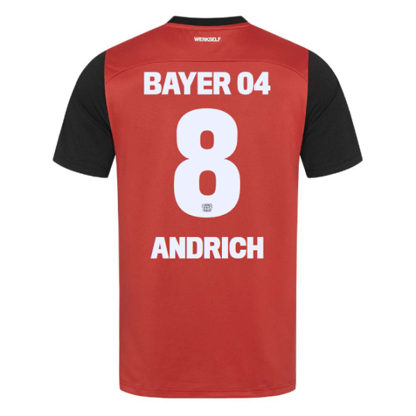 Bayer 04 Home Jersey Pro Castore – 8 Robert Andrich Collection | Premium Fan Gear
