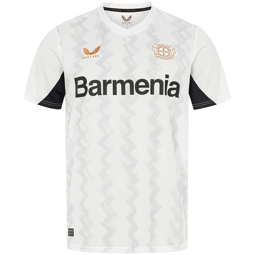 Bayer 04 away jersey castore adults with custom printing Collection | Premium Fan Gear