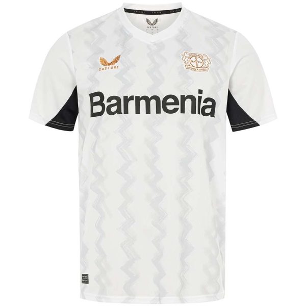 Bayer 04 away jersey castore kids with custom printing Collection | Premium Fan Gear