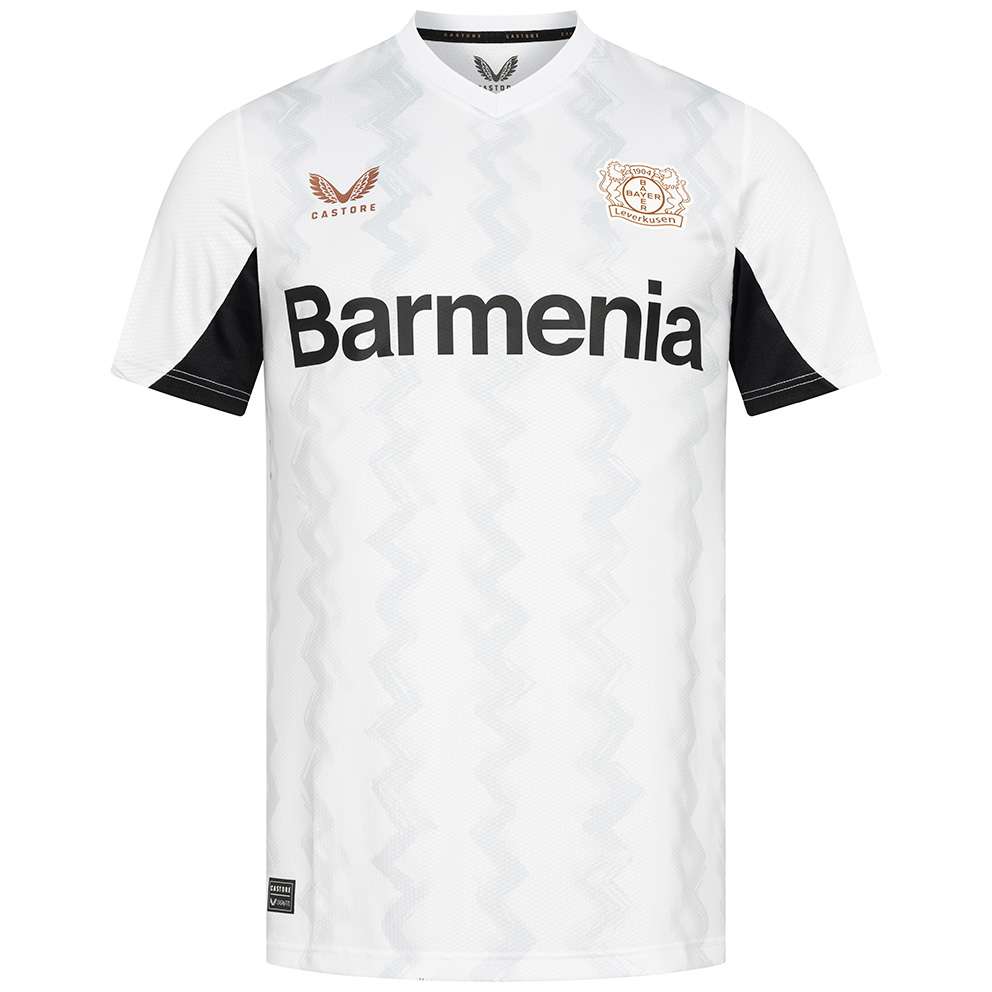 Bayer 04 away jersey pro castore with custom printing Collection | Premium Fan Gear