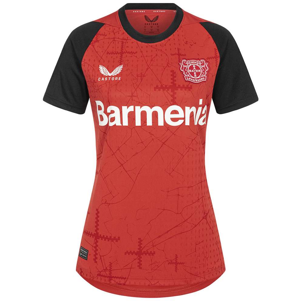 Bayer 04 home jersey castore women Collection | Premium Fan Gear